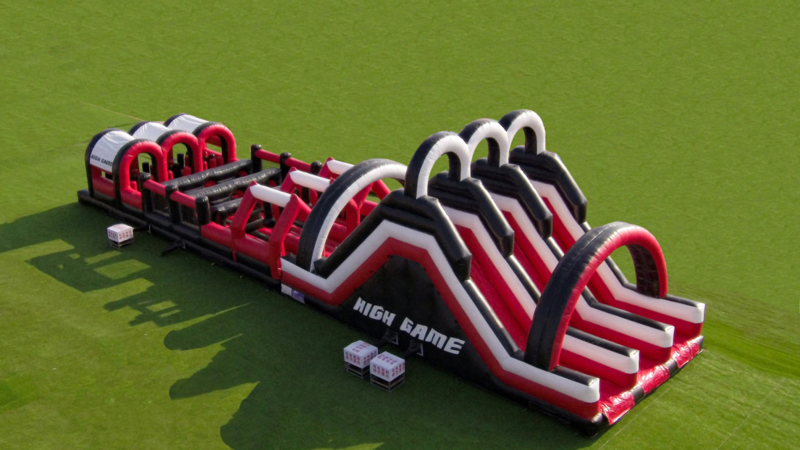 Inflatable Obstacle Course Hot Barrier Land Games From China Factory Inflatable Castle