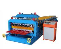 rolo da dupla camada de 1300mm Ppgi que forma o painel automático do telhado do metal da máquina