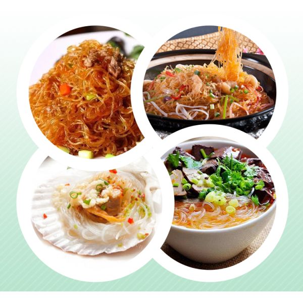 Bright Light Crystal and Clear Longkou Rice Vermicelli 250 G Rice Noodle Organic and Healthy Vermicelli Longkou