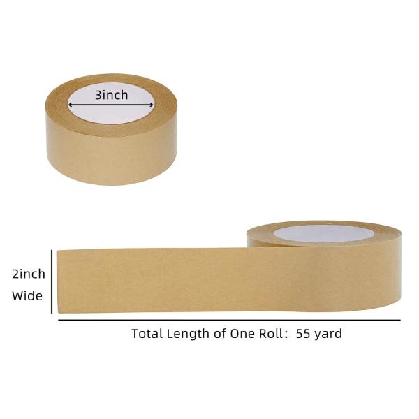 Kraft Paper Tape Self Adhesive, custom size, Brown Paper Tape, Biodegradable Brown Packing Tape,Paper Packing Tape With Strong Adhesive