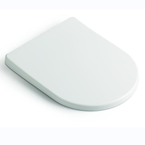 Ultra Slim U Forma Toilet Seat Cover Soft Fechar Top Bottom Fixes Cercas para Banheiros