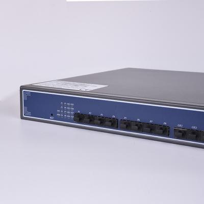 8 10G portuários GPON OLT