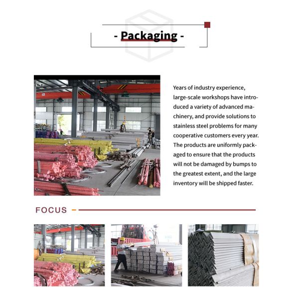 Large Stock 201 202 304 316l 904l hot rolled Equal Unequal Stainless Steel Angle Bar