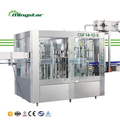 CGF 14-12-5 Turnkey Project Mineral Small Scale Water Bottle Filling Machine for Setting up a New Factory