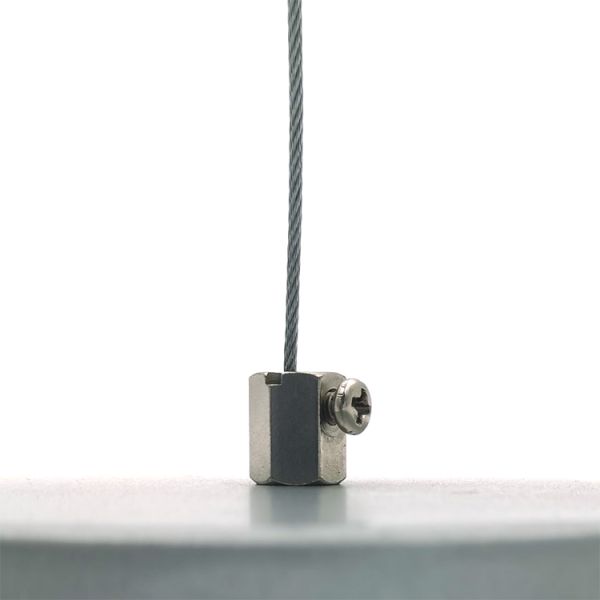 Factory Outlet LED Pendant Lighting Suspension Kit Copper Wire Rope Clip Light Hanging Ceiling Mounts Steel Wire Cable Gripper