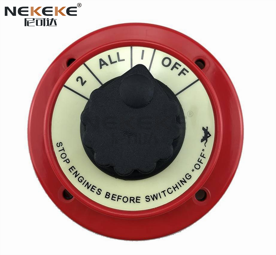 250A Continuous Rating Isolator Switch with DC 6-32V and 1-2-ALL-OFF Operation for Dual Battery Systems