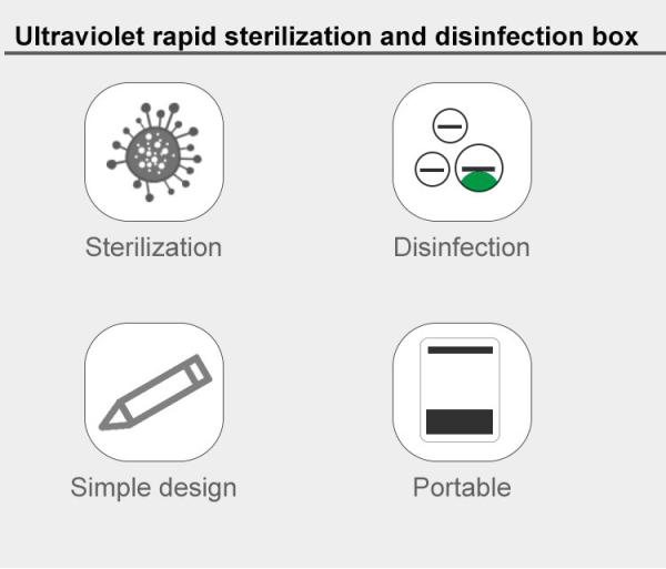 99.9% Kill Bacteria Mobile Phone Disinfection Box Esterilizadora Telefono UV