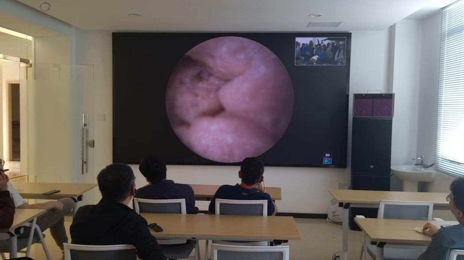 Lightweight Medical 3D Tiled LED Wall: High-Definition Stereoscopic Imaging Hardware for Anatomy Training in Medical Schools