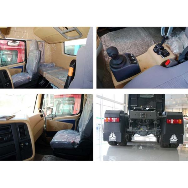 Головка трактора Уилера ХОВО А7 10 с двигателем Евро ИВ для контейнерного транспорта