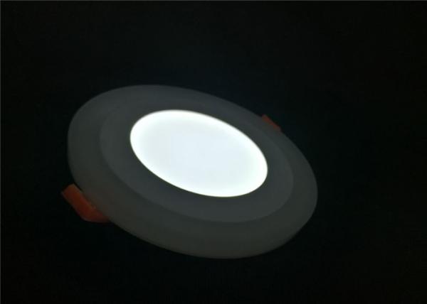Commercial White Red Slim Led Flat Panel Ceiling Lights , 9W Recessed Led Panel Light
