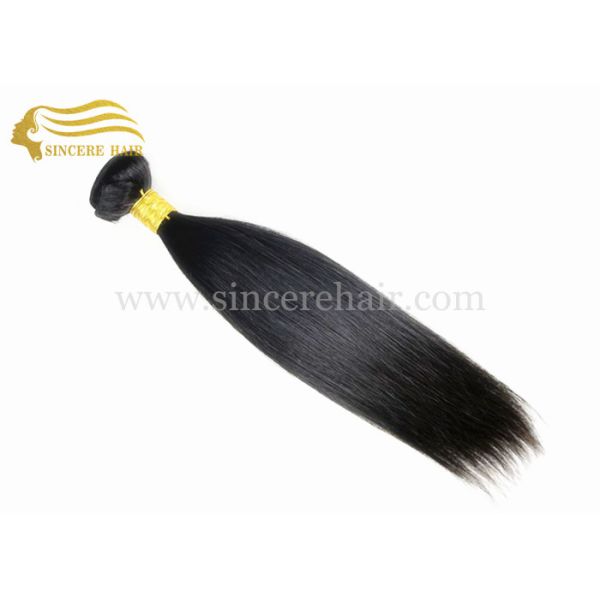 14 Inch 100% Virgin Human Hair Extensions Double Wefts,  35 CM Natural Virgin Human Hair Weft Extension for sale