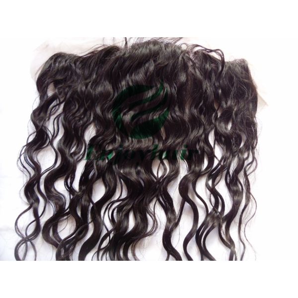 Malaysian virgin remy hair lace frontal 13''x4'' ,natural color natural wave 10''-24''