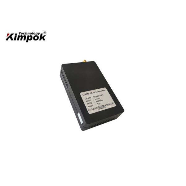 Mini Long Range Wireless Video Transmitter HD COFDM UAV Link with LCD Display