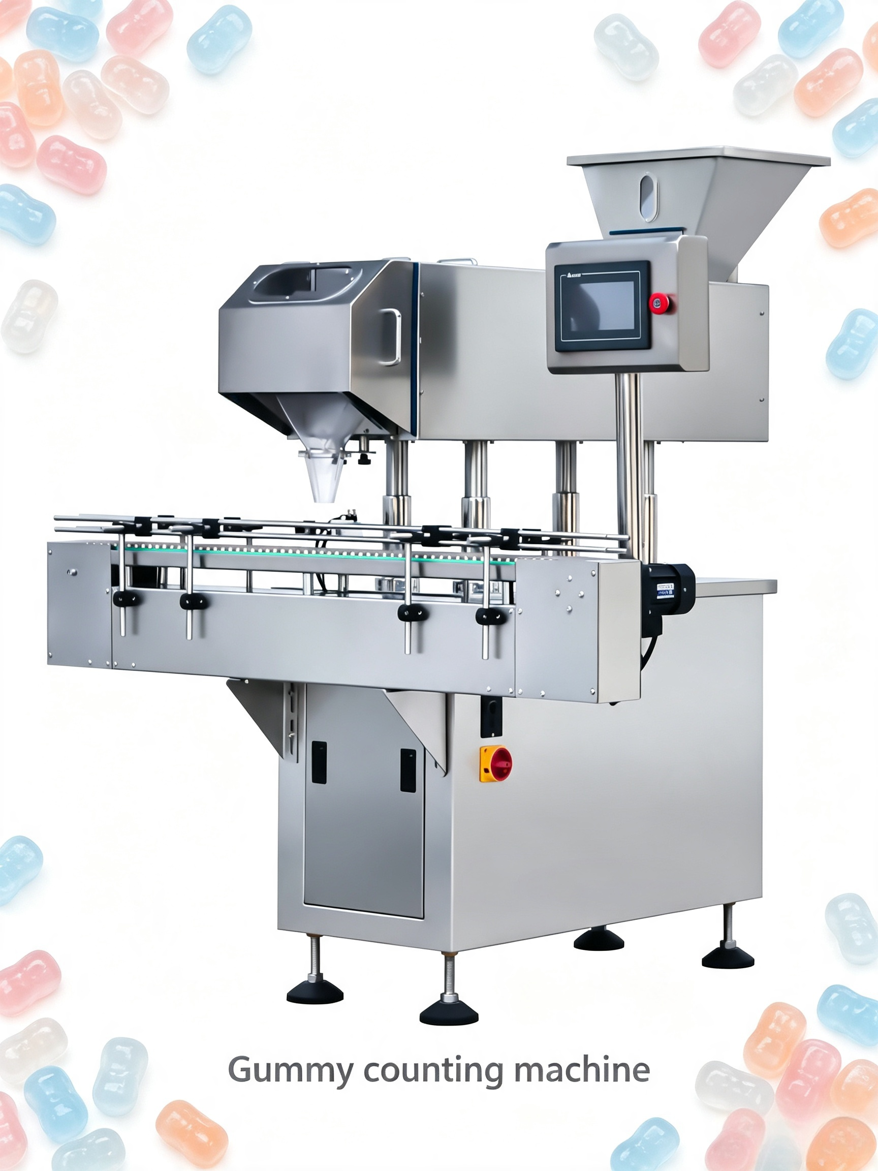 Vitamin CBD Gummy Counting Machine SUS316 For Nutraceutical Supplement