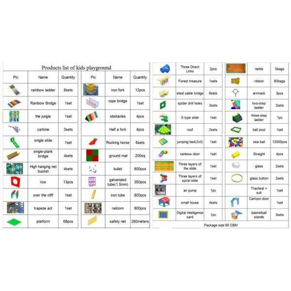 Hansel hot selling children indoor playarea big slide indoor playground