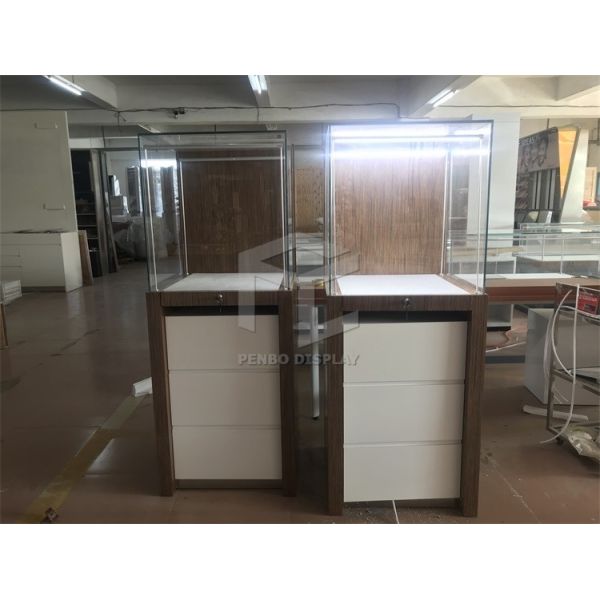 MDF витрины дисплея 1200*550mm мобильный лощит 950mm высокое