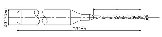 Nickel White UCN PCB Hole Drilling Circuit Board PCB Drilling Bit