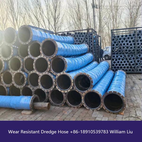 La taille du tuyau de drague est de caoutchouc anti-corrosion de 1,7 à 10 mètres, personnalisable