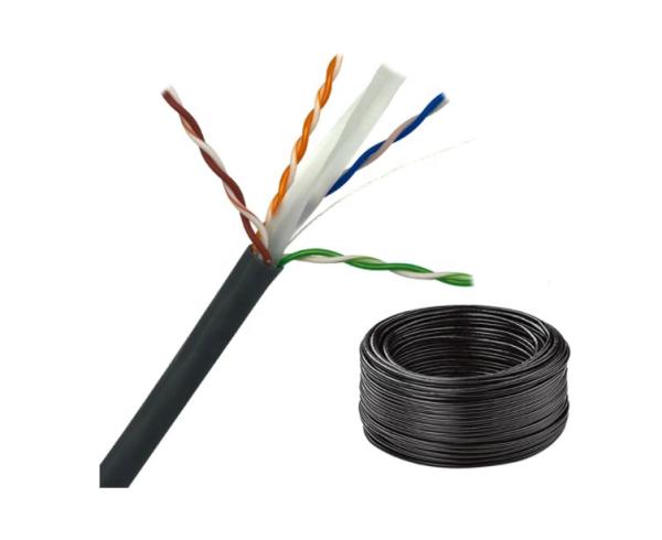 305m Cat6 Utp Lan Cable Indoor / Outdoor Fluk Pass 4pr 23 Awg Ftp Sftp Cat6a