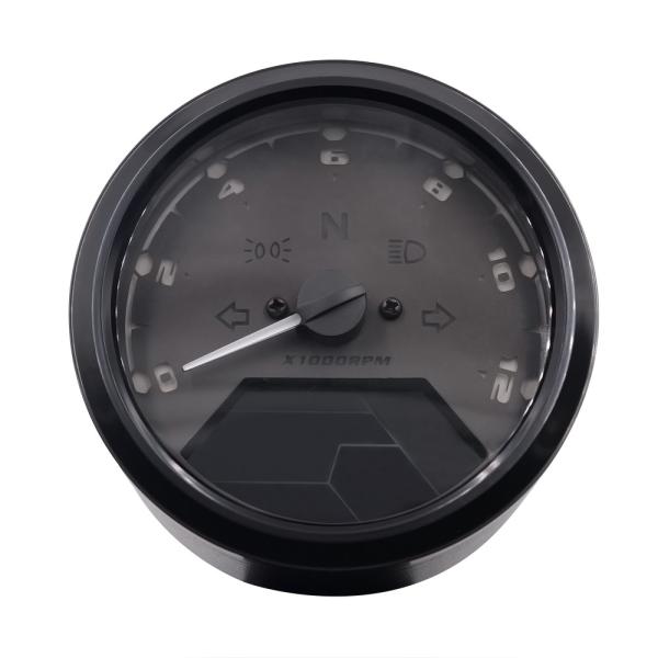 Dual Speed 8-18V 35W Motorcycle Meter LCD Electronic Motorcycle Tachometer