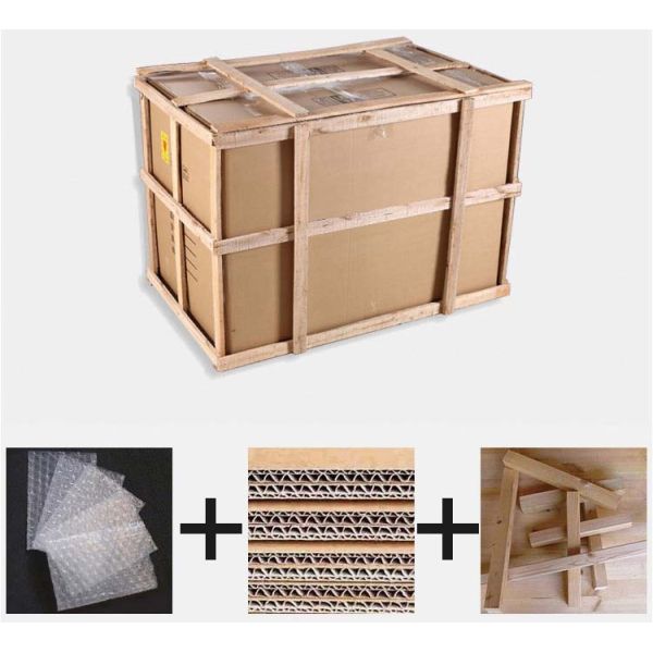 Plywood Material 80cm Bathroom Cabinet With Led Mirror And Side Cabinet