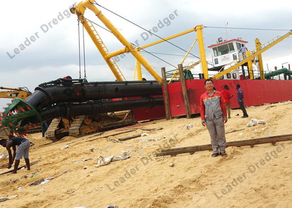 2000m Dredging Depth Cameroon Cutting Suction Dredger For Pond Dredging