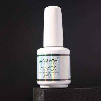 Vernis à ongles résistant aux rayures, base en gel trempé et couche de finition de haute qualité en gros, marque privée