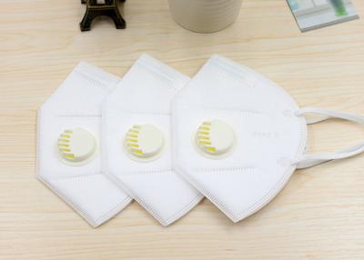 máscara protetora 5ply KN95 reusável com MÁSCARA PROTETORA não tecida lavável da tela do branco da anti poeira da válvula