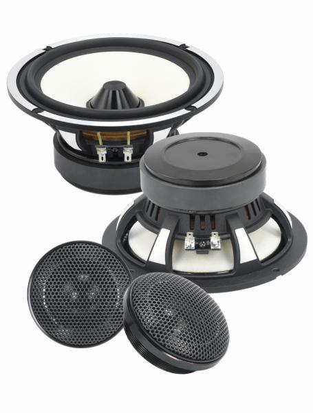 6.5 Car Components speaker CPM652G6, 2-way,100W WF: 1.5'' voice coil, 4 ohms, Sensitivity: 88.5dB, freq. response: 55-8kHz.  TW: 1''voice coil,  4 ohms, Sensitivity: 91dB, freq. response: 1.5K-20KHz