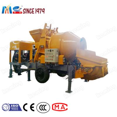 Motor Diesel Pequena Bomba de Concreto Tudo em Um Bomba de Concreto Mixer