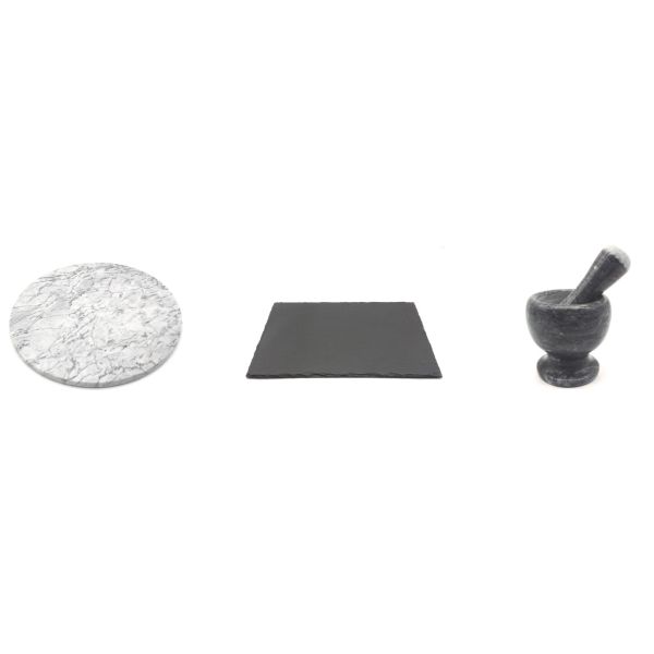 Pesto Powder Marble Stone Mortar And Pestle Herb Spice Grinder Bowl