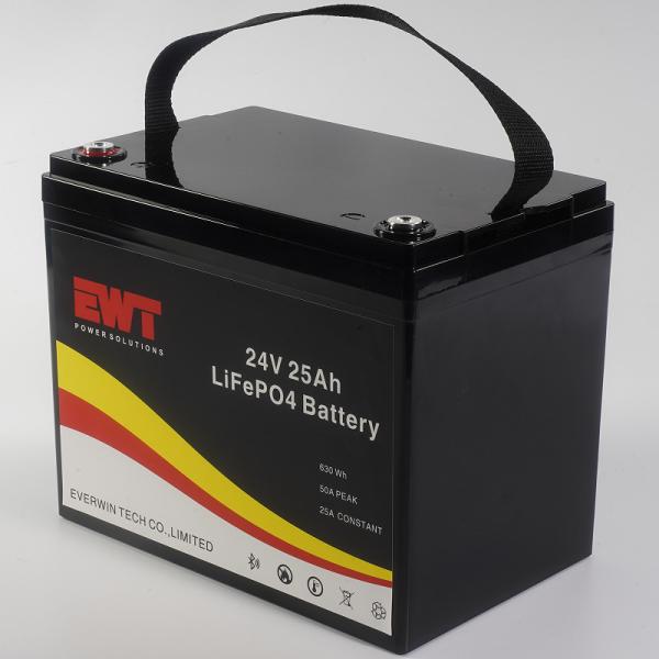 Rechargeable LifePo4 Battery Pack 24V 25AH For UPS Battery High Discharging Rate