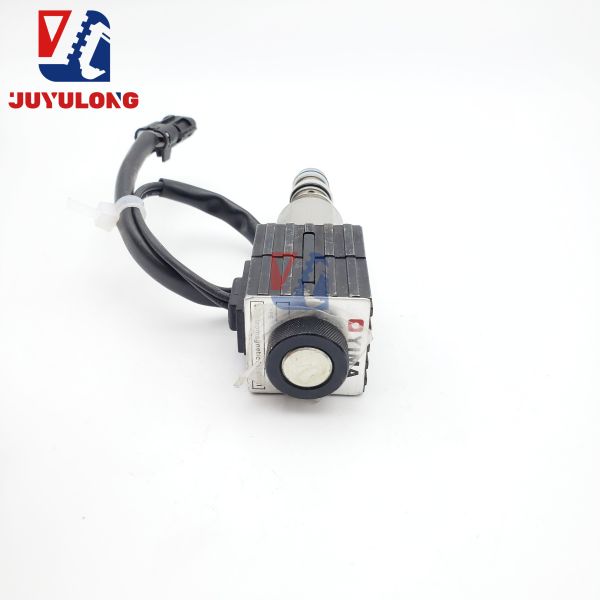 JUYULONG High Quality Pilot Safety Lock Rotary Solenoid Valve for Sany SY55/65/135/215-8 Construction Machinery Parts
