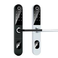 Intelligent Fingerprint Biometric Smart Door Lock Aluminum Alloy For 30 - 45mm Door