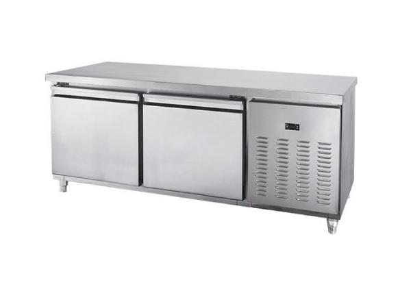 Equipamento comercial da cozinha da temperatura dobro 2 portas SS mais frios 1.5m para a cozinha do hotel