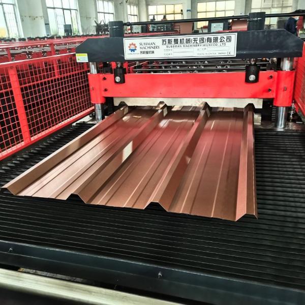 High Speed 30m / Min Trapezoidal Sheet  Zinc PBR Panel Roof Making Machine Thickness 0.3-0.8mm
