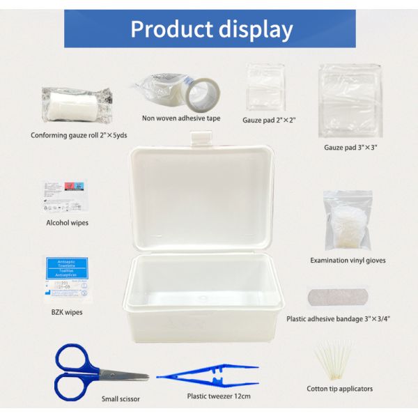 High Quality First Aid Kit Customized for 5 People Meets OSHA & ANSI Survival Kit Waterproof Home Emergency Nurses Medical Kit