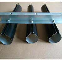 Tubes ronds en aluminium, carreaux de plafond de cuisine, panneau de profil métallique en aluminium suspendu, diamètre 75 mm