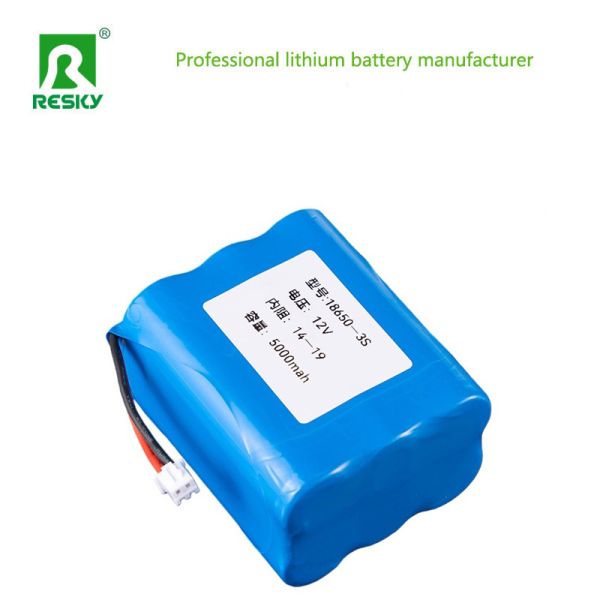 18650 Li-ion Battery Pack 11.1V 5000mAh 55.5wh Rechargeable Lithium Ion Batteries For LED Light