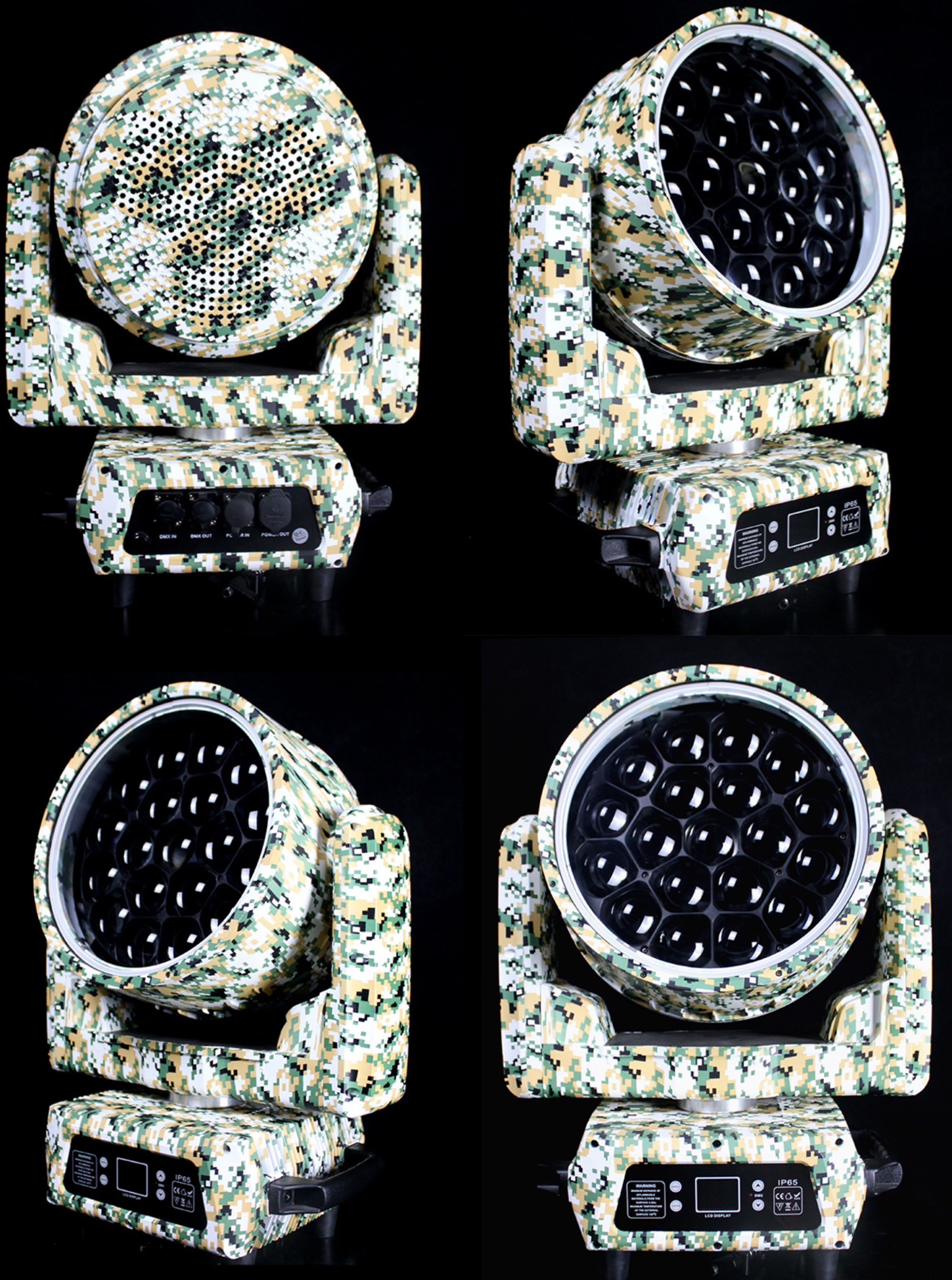 LED Beeye Lumen Движущаяся голова увеличение и вращение 19pcs 40W 4-в-1 Сцена света