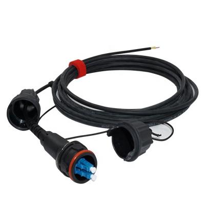 Cabo de fibra ótica tático do NSN Fullaxs com o conector do LC DX