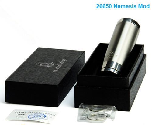 Wholesale newest and luxury mod ecig mod 26650 ecig vaporizer nemesis mod new e-cig 2014