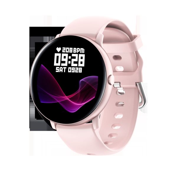 Round Heart Detection IP68 Bluetooth Watch For Women