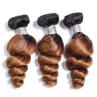 #T1B/30 Loose Wave Remy Human Hair Bundles Sew In Weave Bundles Brazilian Bundle Deals
