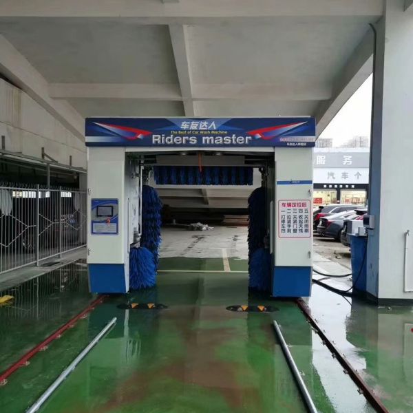 Sistema de lavado de automóviles de túnel de alta presión con secador de aire cepillos de aire 9600x3800x3400MM