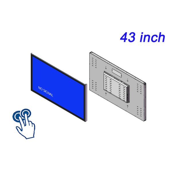 43-Inch Embedded Monitor for Smart City Displays, Stadium Interfaces, Immersive Advertising, and High-End Industrial Monitoring