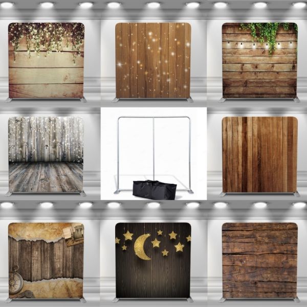 Rustic Flowers 7x7 Pillowcase Backdrop Stretchy Fabric Backdrop Customized