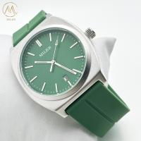 ODM Moda Deportiva Nicho Minimalista Reloj de silicona con caja de acero inoxidable para mujer