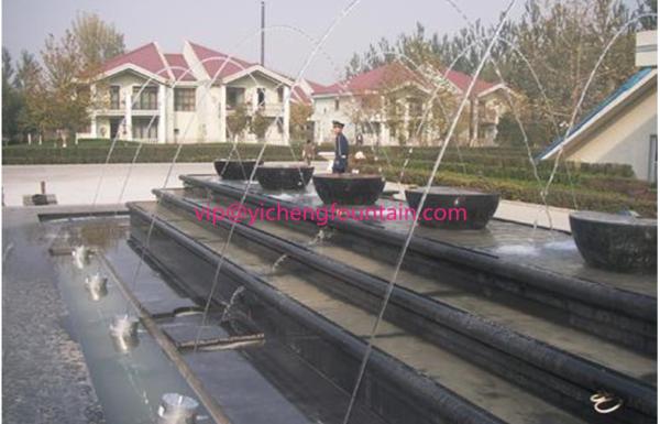 Fully AISI304 Material Laminar Fountain Jet With LED RGB Light 3W 6W 9W Submersible Type Spray Parabola