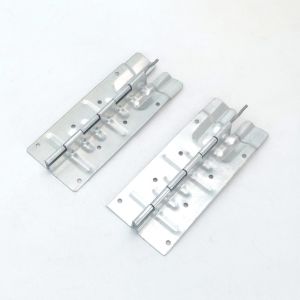 Multiple Sizes 220 X 89 X 1.8mm Custom Metal Pallet Collar Hinge For Pallet Wood Board Hinges Pallet Collar